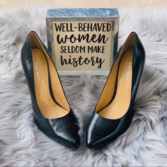 Nine West Shoes - NINE WEST Gwendle Black Pump Size 7M